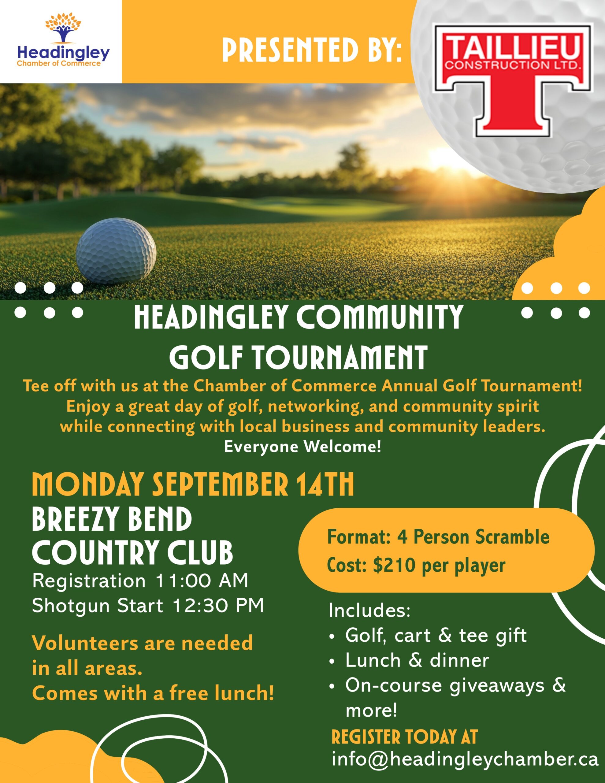 HCC Golf Tournament Invitation HCC Golf Tournament Invitation